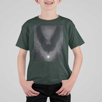 Mothman T Shirt For Kid Horror Poster Halloween Cryptid Lover - Wonder Print Shop