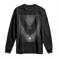 Mothman Long Sleeve Shirt Horror Poster Halloween Cryptid Lover - Wonder Print Shop