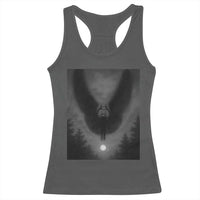 Mothman Racerback Tank Top Horror Poster Halloween Cryptid Lover - Wonder Print Shop