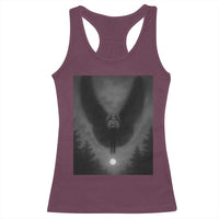 Mothman Racerback Tank Top Horror Poster Halloween Cryptid Lover - Wonder Print Shop