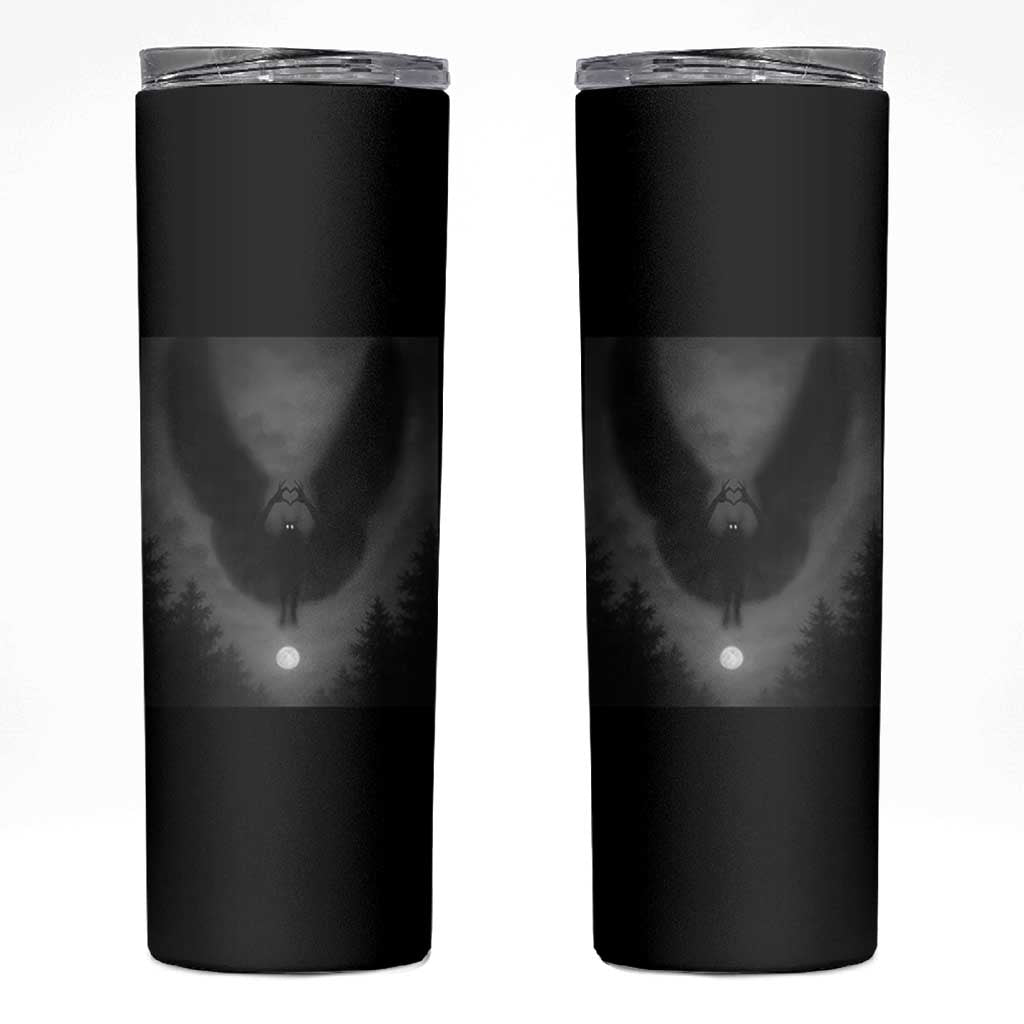 Mothman Skinny Tumbler Horror Poster Halloween Cryptid Lover - Wonder Print Shop
