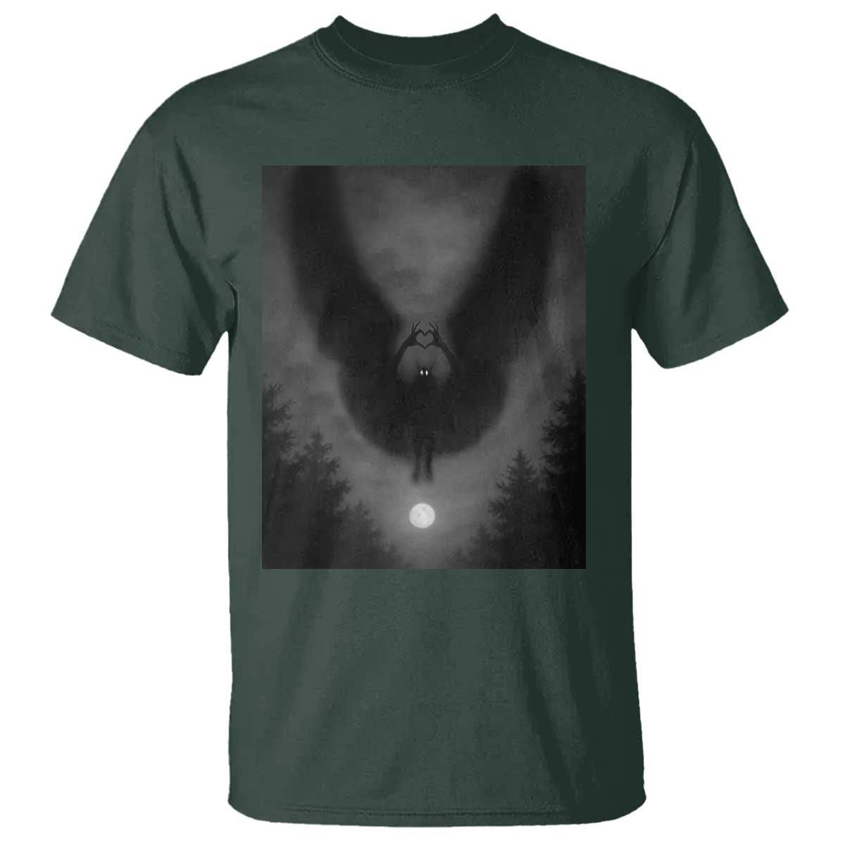 Mothman T Shirt Horror Poster Halloween Cryptid Lover - Wonder Print Shop
