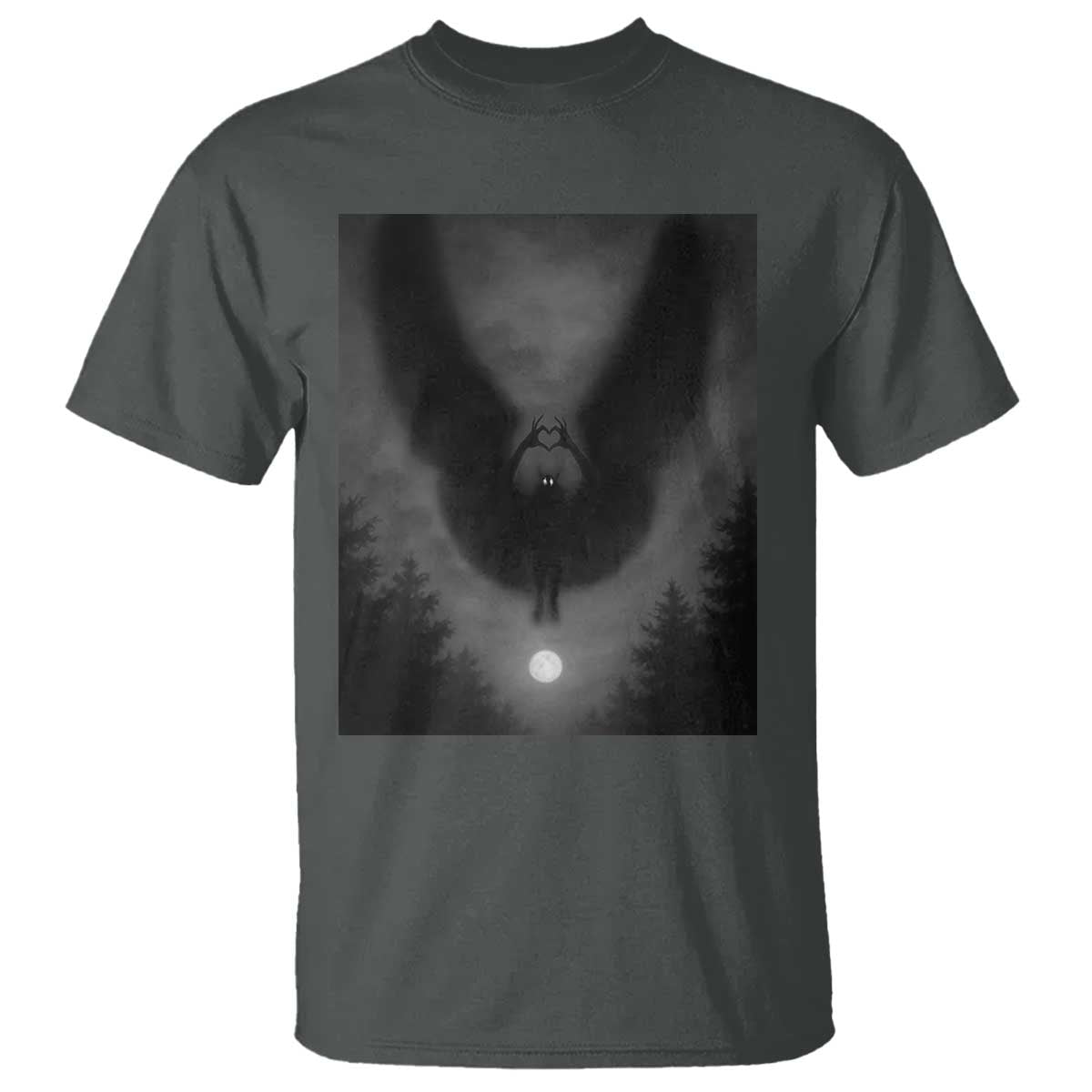 Mothman T Shirt Horror Poster Halloween Cryptid Lover - Wonder Print Shop