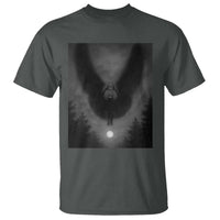 Mothman T Shirt Horror Poster Halloween Cryptid Lover - Wonder Print Shop
