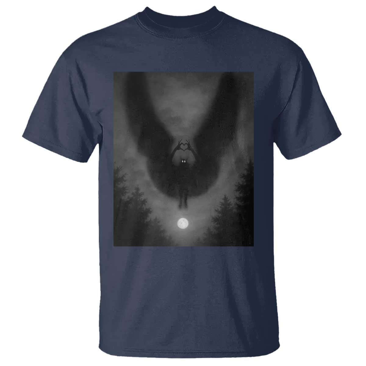 Mothman T Shirt Horror Poster Halloween Cryptid Lover - Wonder Print Shop