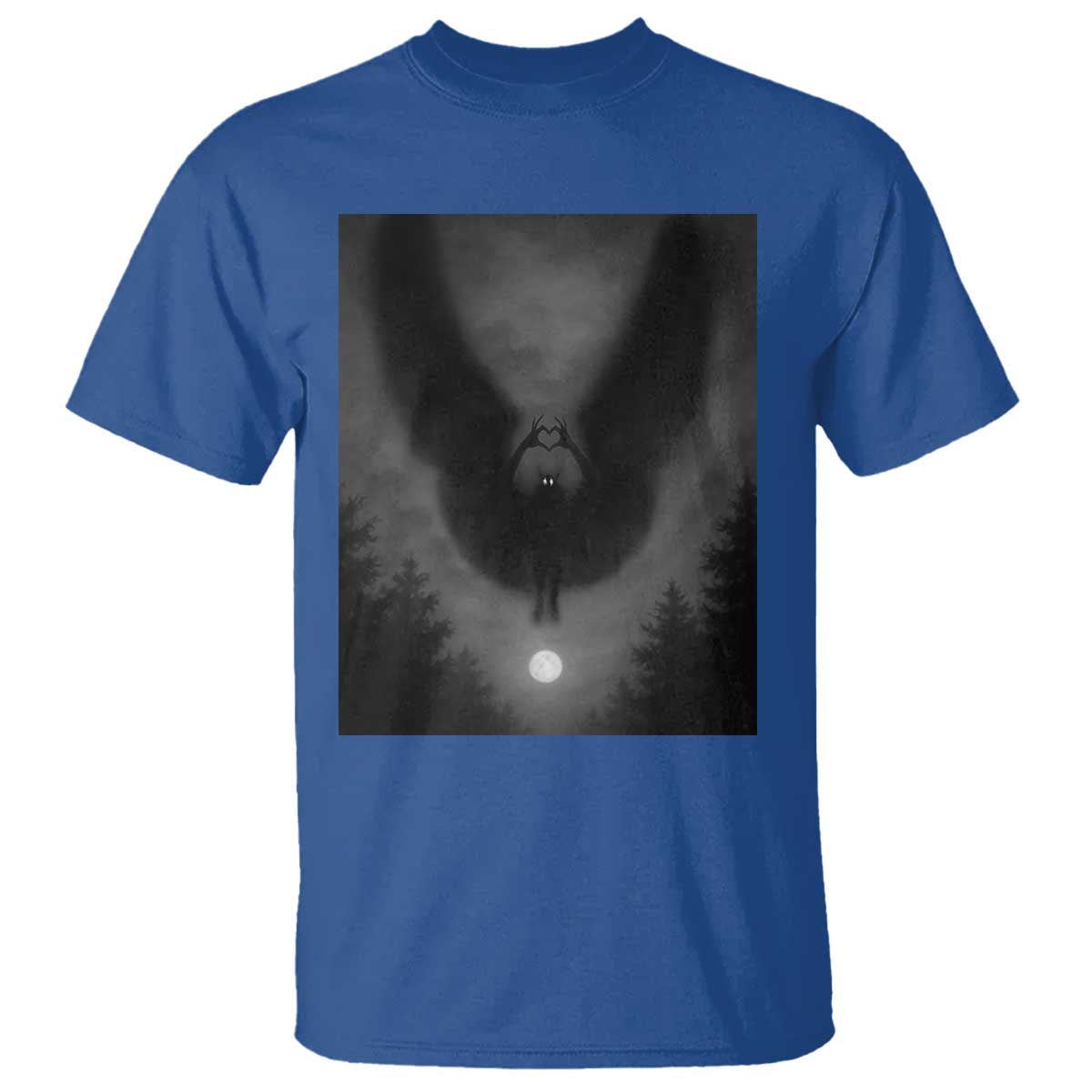Mothman T Shirt Horror Poster Halloween Cryptid Lover - Wonder Print Shop