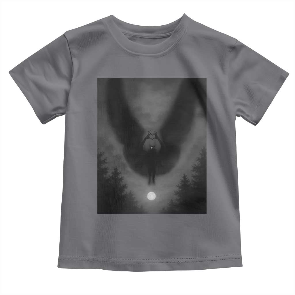 Mothman Toddler T Shirt Horror Poster Halloween Cryptid Lover - Wonder Print Shop