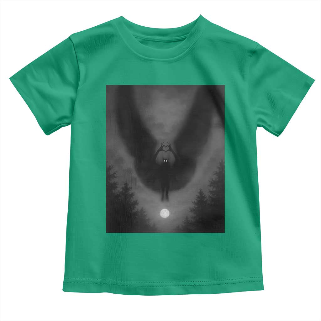 Mothman Toddler T Shirt Horror Poster Halloween Cryptid Lover - Wonder Print Shop