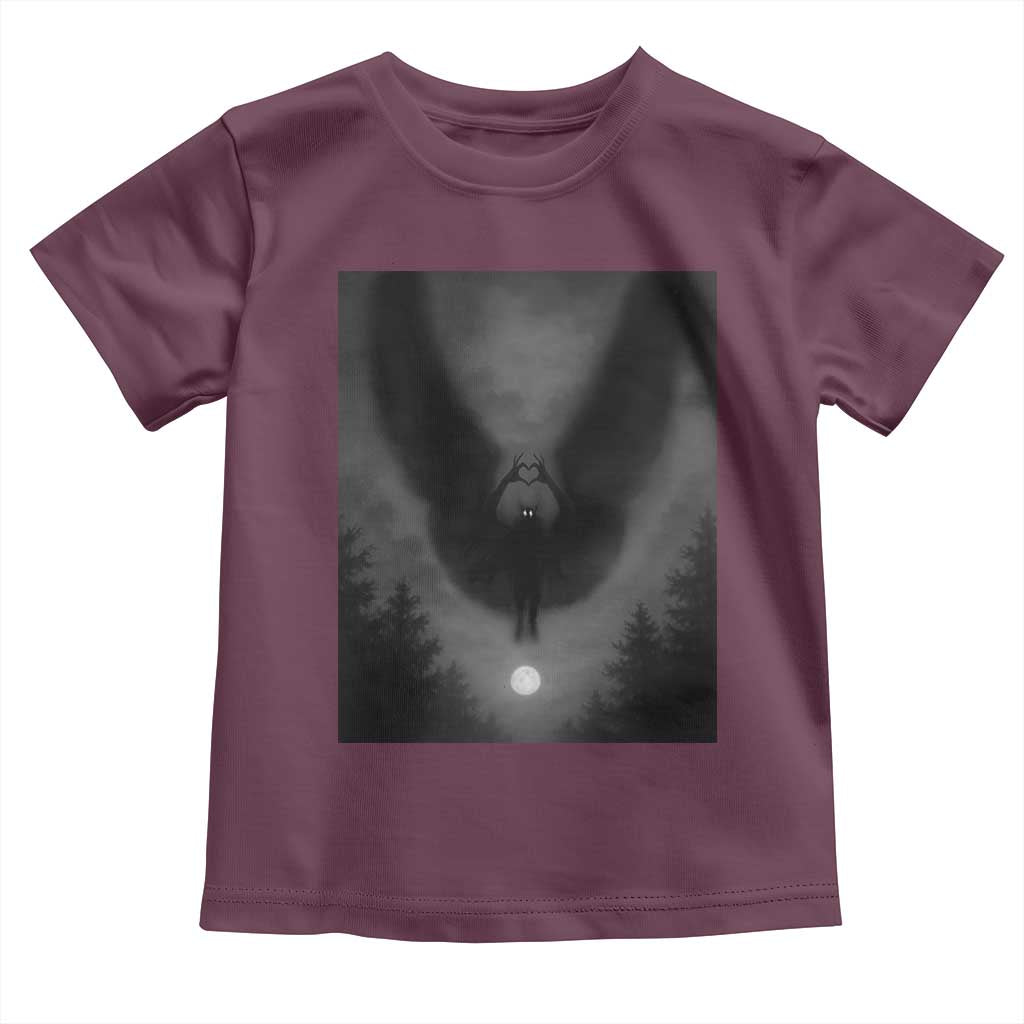 Mothman Toddler T Shirt Horror Poster Halloween Cryptid Lover - Wonder Print Shop