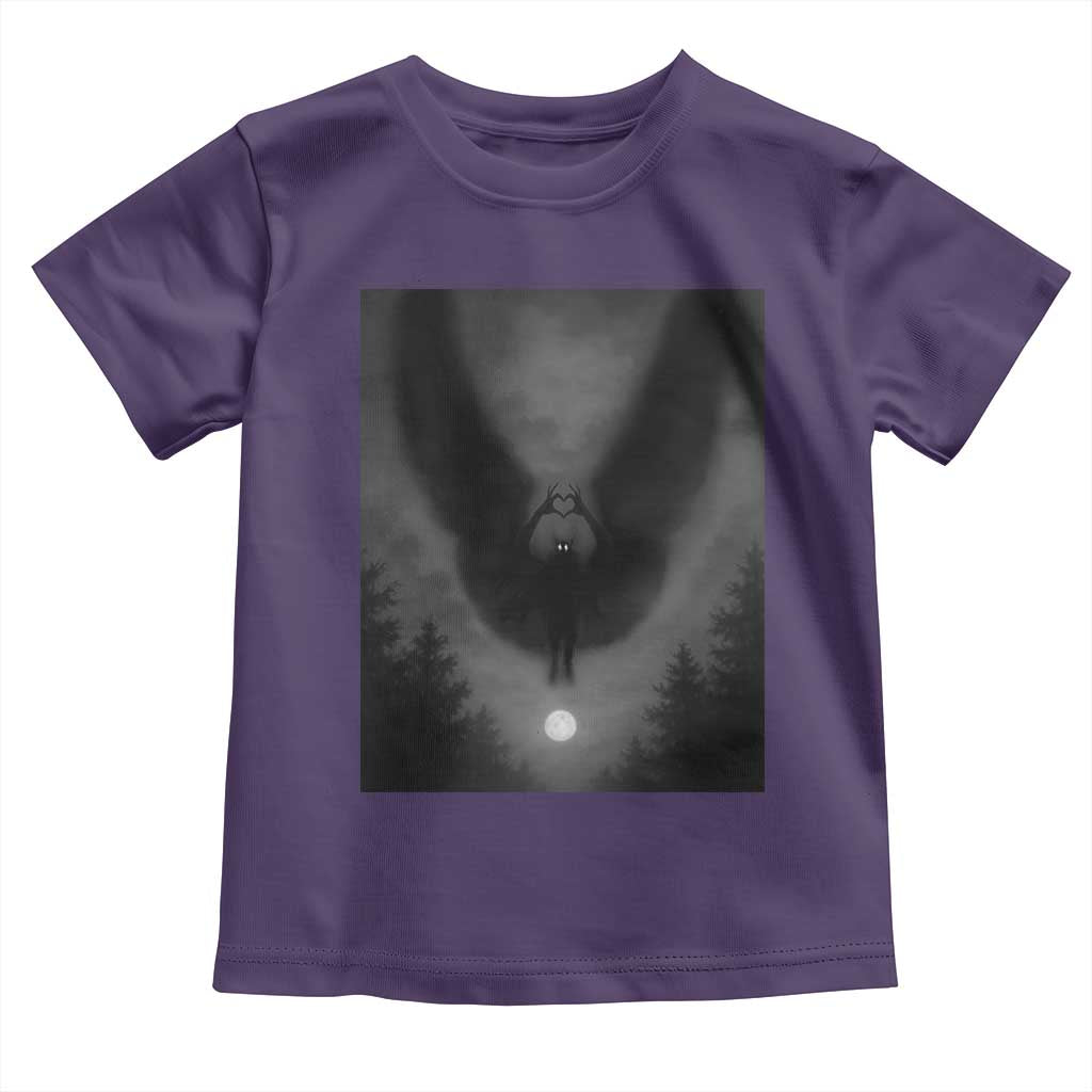 Mothman Toddler T Shirt Horror Poster Halloween Cryptid Lover - Wonder Print Shop