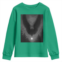 Mothman Youth Sweatshirt Horror Poster Halloween Cryptid Lover - Wonder Print Shop