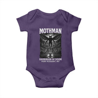 Mothman Baby Onesie Horror Poster Halloween Harbinger of Doom Cryptid Creature - Wonder Print Shop