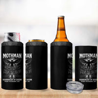 Mothman 4 in 1 Can Cooler Tumbler Horror Poster Halloween Harbinger of Doom Cryptid Creature - Wonder Print Shop