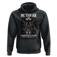 Mothman Hoodie Horror Poster Halloween Harbinger of Doom Cryptid Creature - Wonder Print Shop