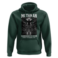 Mothman Hoodie Horror Poster Halloween Harbinger of Doom Cryptid Creature - Wonder Print Shop