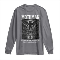 Mothman Long Sleeve Shirt Horror Poster Halloween Harbinger of Doom Cryptid Creature - Wonder Print Shop