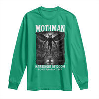 Mothman Long Sleeve Shirt Horror Poster Halloween Harbinger of Doom Cryptid Creature - Wonder Print Shop