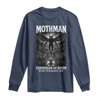 Mothman Long Sleeve Shirt Horror Poster Halloween Harbinger of Doom Cryptid Creature - Wonder Print Shop