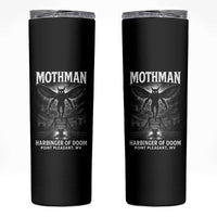 Mothman Skinny Tumbler Horror Poster Halloween Harbinger of Doom Cryptid Creature - Wonder Print Shop