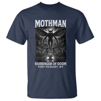 Mothman T Shirt Horror Poster Halloween Harbinger of Doom Cryptid Creature - Wonder Print Shop