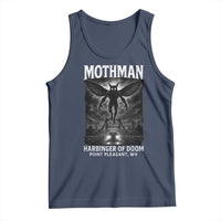 Mothman Tank Top Horror Poster Halloween Harbinger of Doom Cryptid Creature - Wonder Print Shop