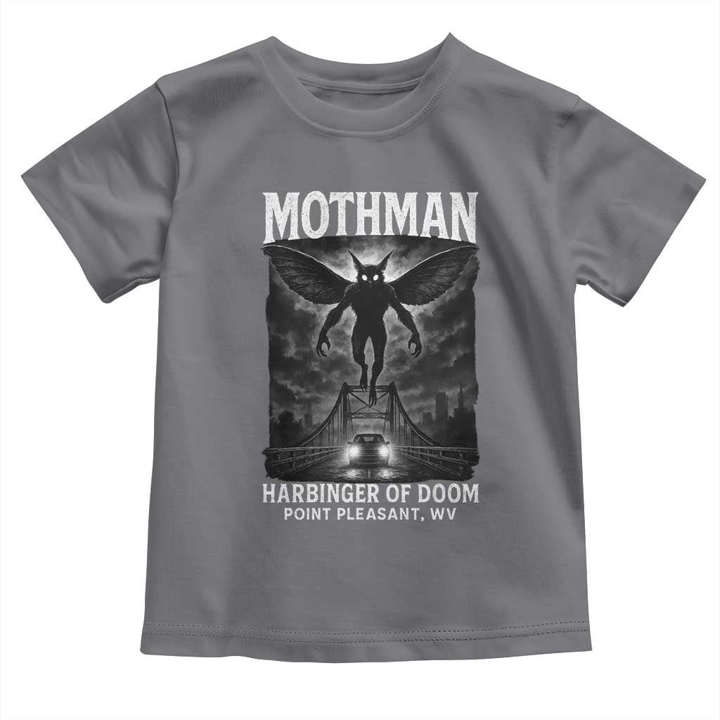 Mothman Toddler T Shirt Horror Poster Halloween Harbinger of Doom Cryptid Creature - Wonder Print Shop