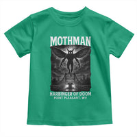 Mothman Toddler T Shirt Horror Poster Halloween Harbinger of Doom Cryptid Creature - Wonder Print Shop