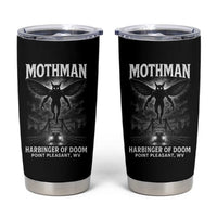 Mothman Tumbler Cup Horror Poster Halloween Harbinger of Doom Cryptid Creature - Wonder Print Shop