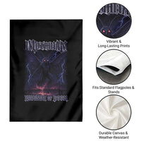 Mothman Garden Flag Black Bridge Folk Horror Cryptid Fan