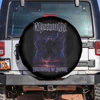 Mothman Spare Tire Cover Black Bridge Folk Horror Cryptid Fan