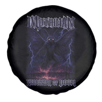 Mothman Spare Tire Cover Black Bridge Folk Horror Cryptid Fan