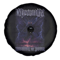 Mothman Spare Tire Cover Black Bridge Folk Horror Cryptid Fan