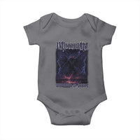 Mothman Baby Onesie Black Bridge Folk Horror Cryptid Fan