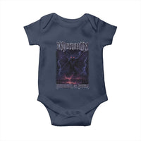 Mothman Baby Onesie Black Bridge Folk Horror Cryptid Fan