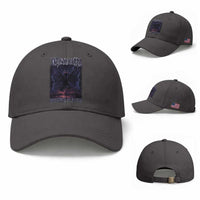 Mothman Baseball Cap Black Bridge Folk Horror Cryptid Fan