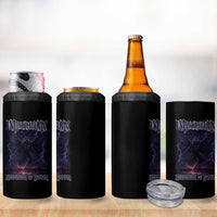 Mothman 4 in 1 Can Cooler Tumbler Black Bridge Folk Horror Cryptid Fan