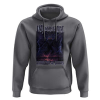 Mothman Hoodie Black Bridge Folk Horror Cryptid Fan