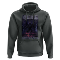 Mothman Hoodie Black Bridge Folk Horror Cryptid Fan