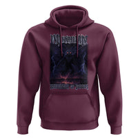 Mothman Hoodie Black Bridge Folk Horror Cryptid Fan