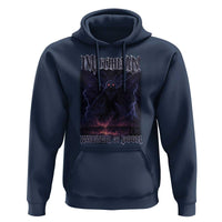 Mothman Hoodie Black Bridge Folk Horror Cryptid Fan