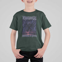 Mothman T Shirt For Kid Black Bridge Folk Horror Cryptid Fan