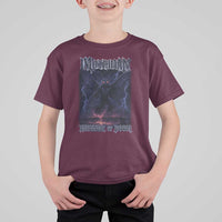 Mothman T Shirt For Kid Black Bridge Folk Horror Cryptid Fan