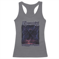 Mothman Racerback Tank Top Black Bridge Folk Horror Cryptid Fan