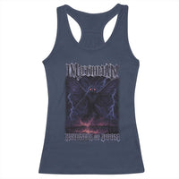 Mothman Racerback Tank Top Black Bridge Folk Horror Cryptid Fan