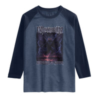 Mothman Raglan Shirt Black Bridge Folk Horror Cryptid Fan
