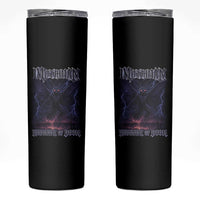Mothman Skinny Tumbler Black Bridge Folk Horror Cryptid Fan