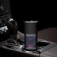 Mothman Skinny Tumbler Black Bridge Folk Horror Cryptid Fan