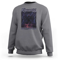 Mothman Sweatshirt Black Bridge Folk Horror Cryptid Fan