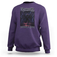 Mothman Sweatshirt Black Bridge Folk Horror Cryptid Fan