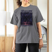 Mothman T Shirt For Women Black Bridge Folk Horror Cryptid Fan